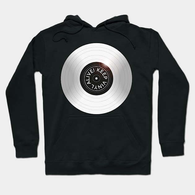 Vinyl Alive Hoodie by modernistdesign